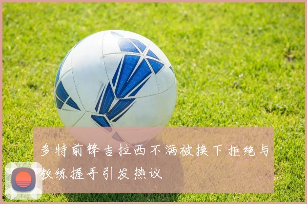 多特前锋吉拉西不满被换下拒绝与教练握手引发热议